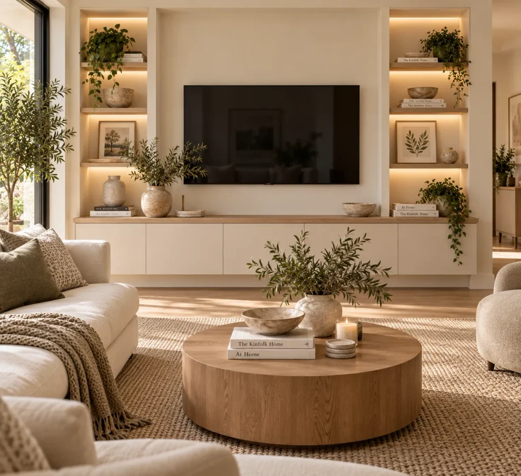 Built In Media Wall