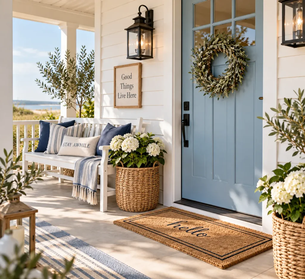 Coastal Blue Accents