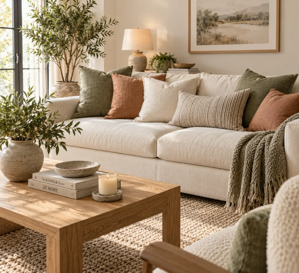 Color Coordinated Cushions