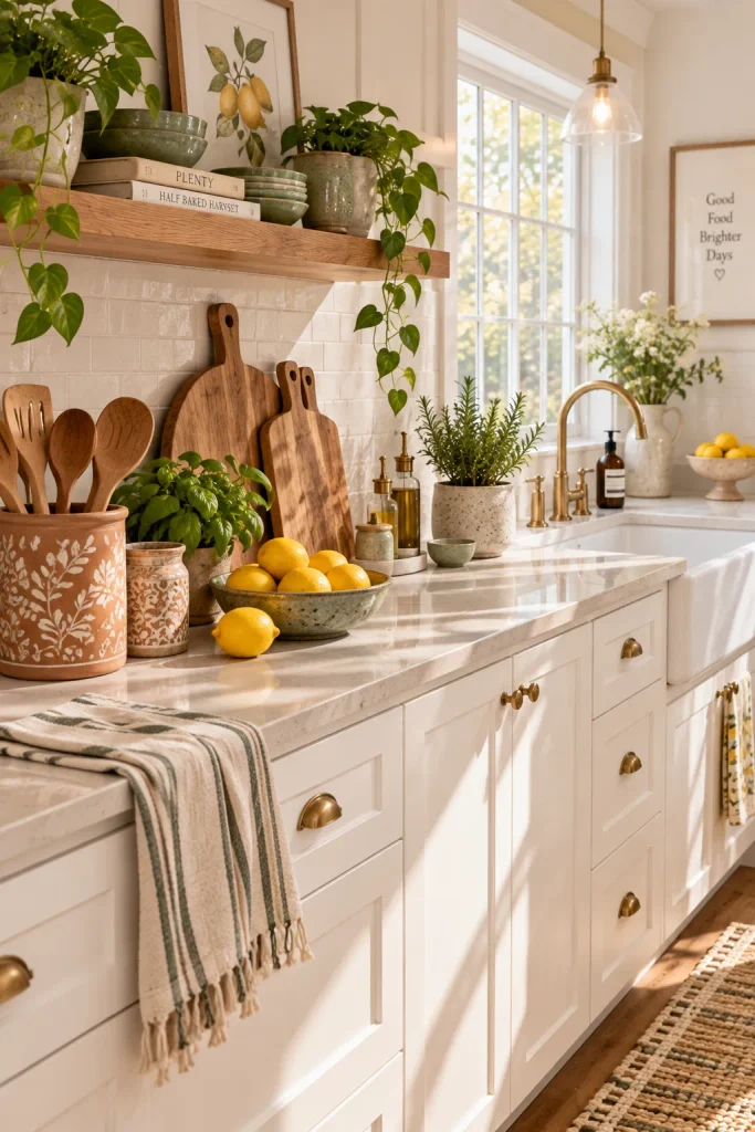 Colorful Countertop Accents