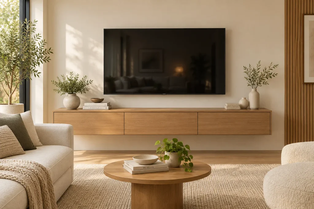 Floating Media Console
