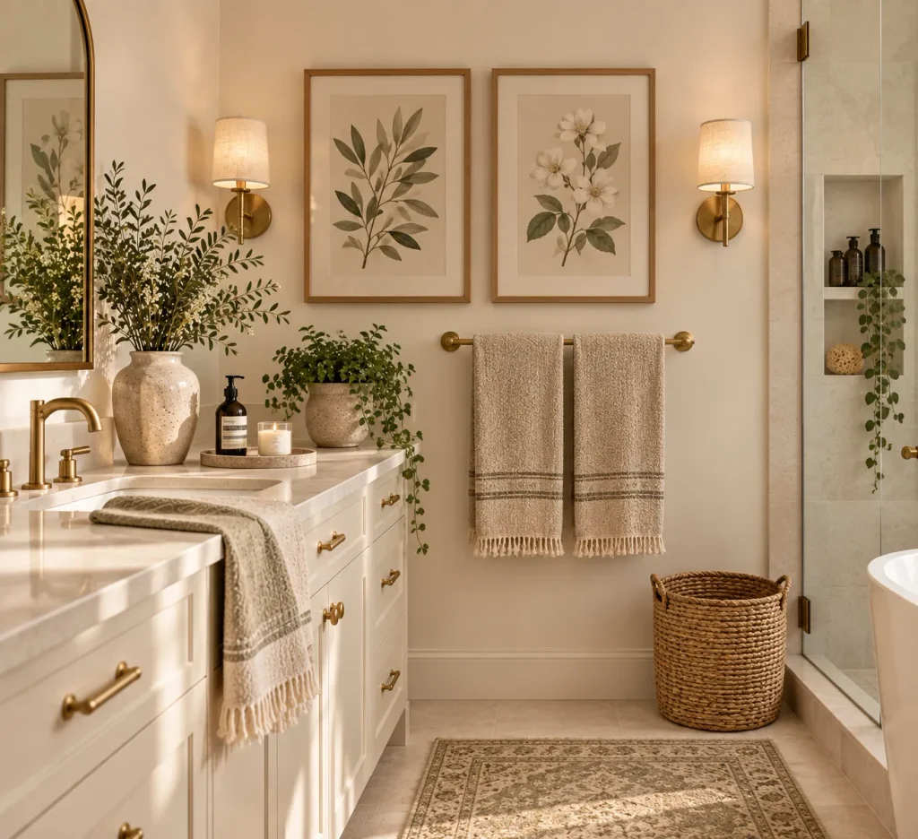 Framed Bathroom Artwork