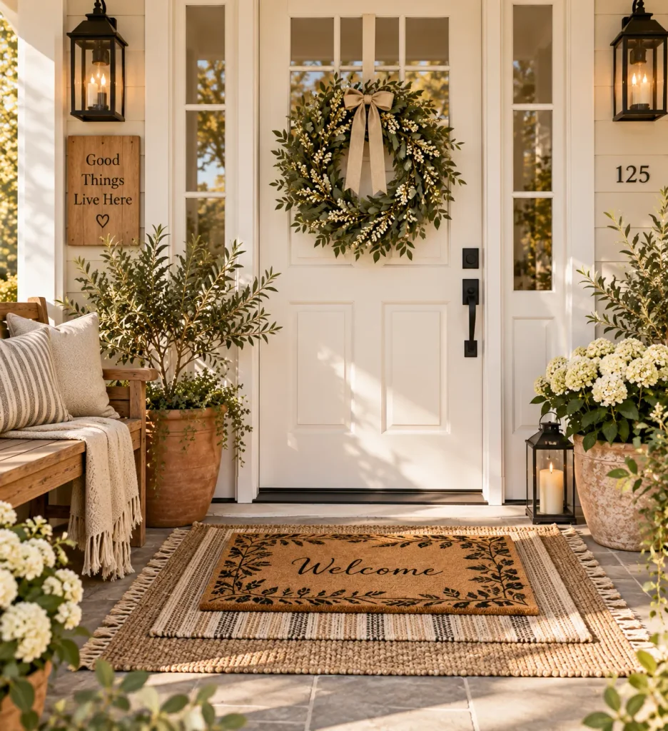 Layered Welcome Mat