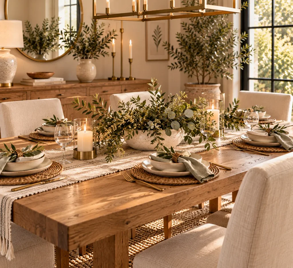 Natural Greenery Centerpiece