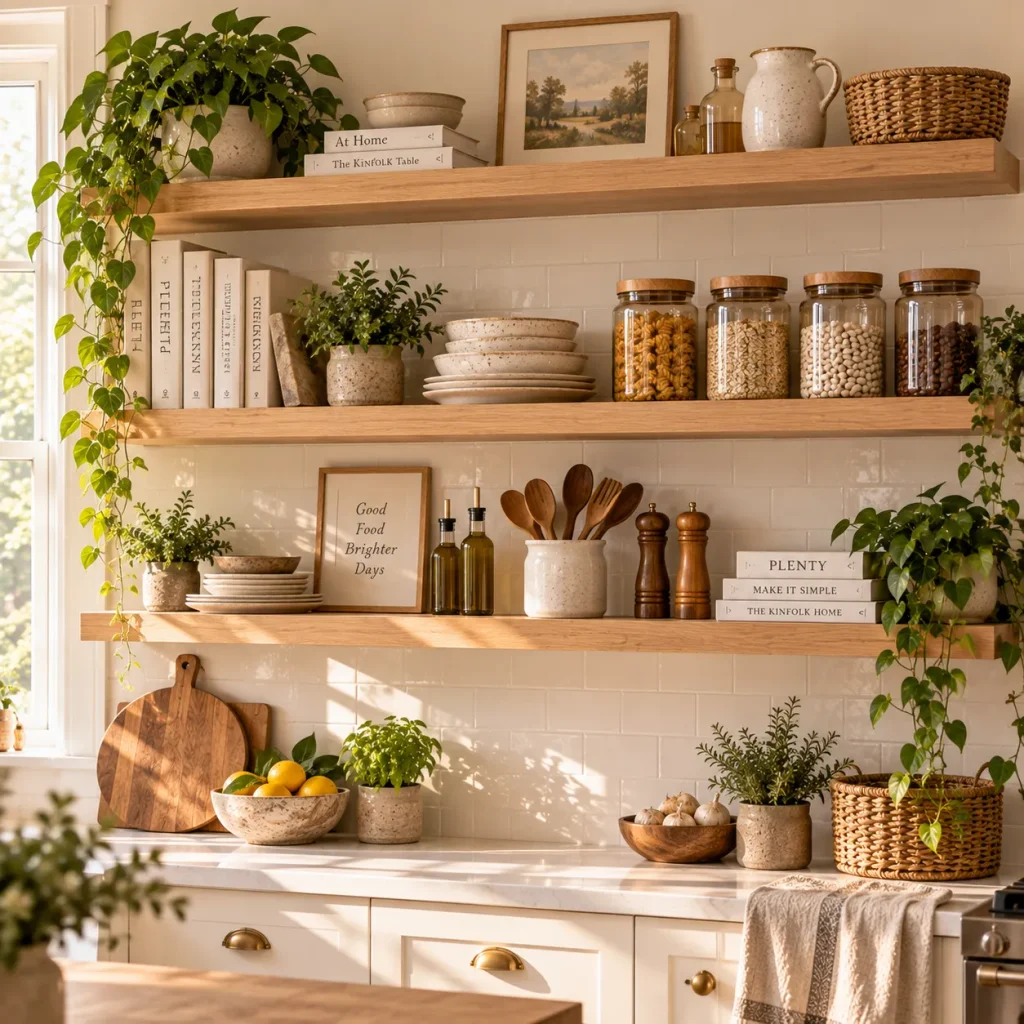Open Shelf Styling