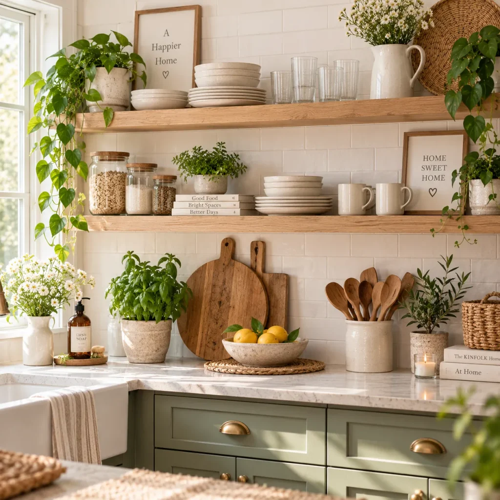 Open Shelving Styling
