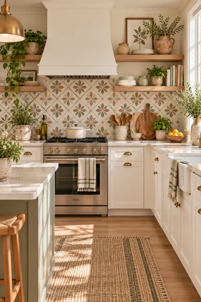 Patterned Backsplash Tiles