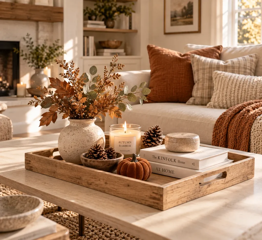 Tray With Seasonal Accents
