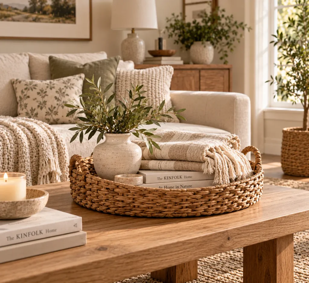 Woven Basket Accent