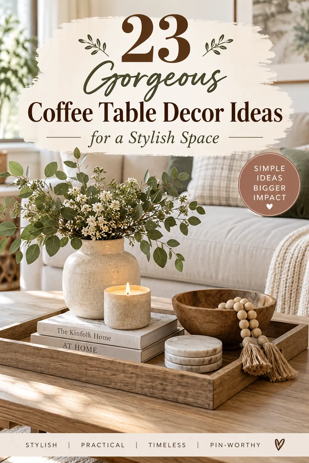 coffee table decor