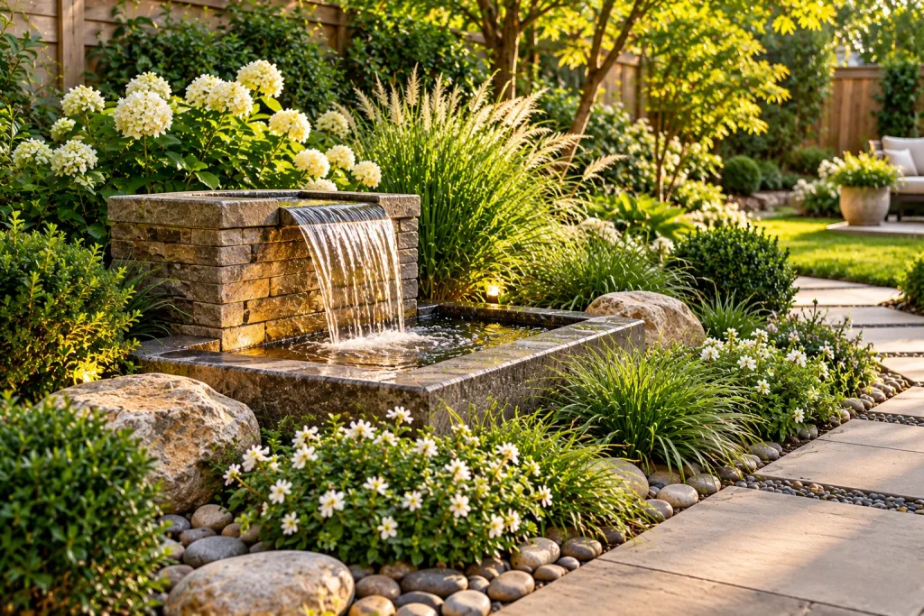 Backyard Water Feature 1