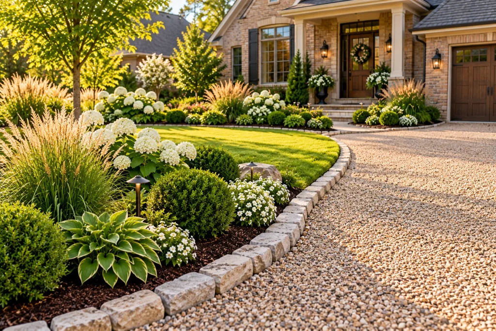 Gravel Driveway Border 3