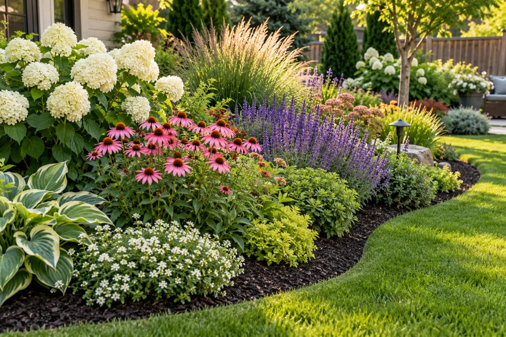 Layered Flower Beds