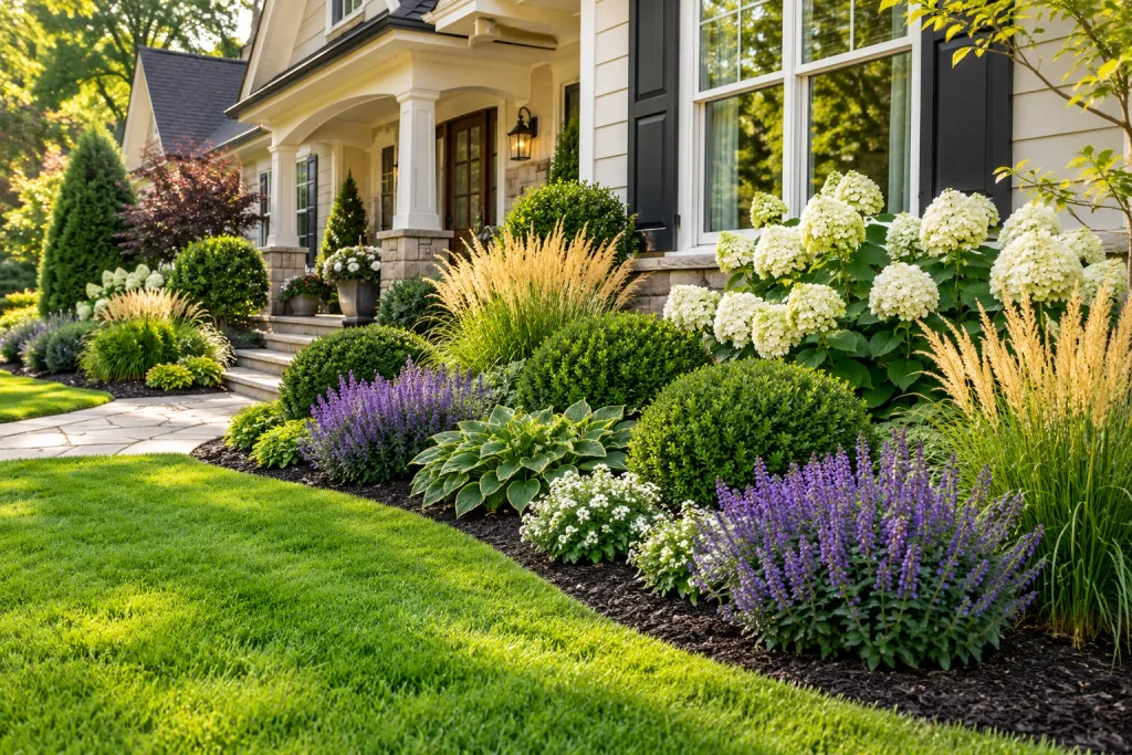 Layered Foundation Plants
