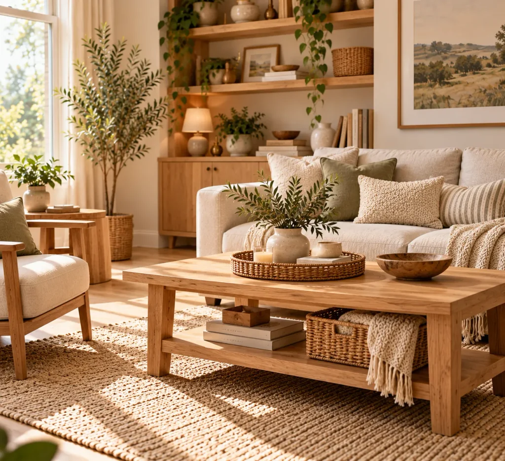 Natural Wood Accents