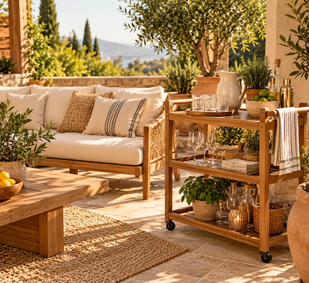 Outdoor Bar Cart