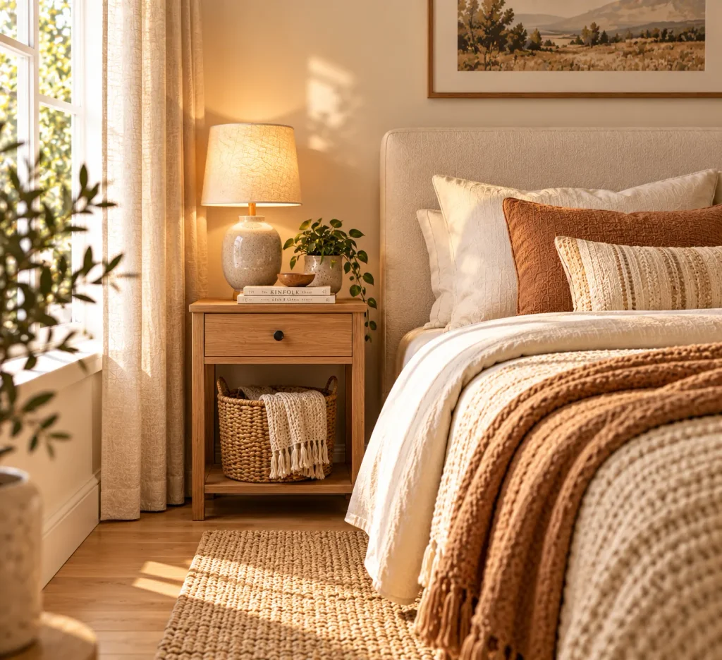 Slim Bedside Table