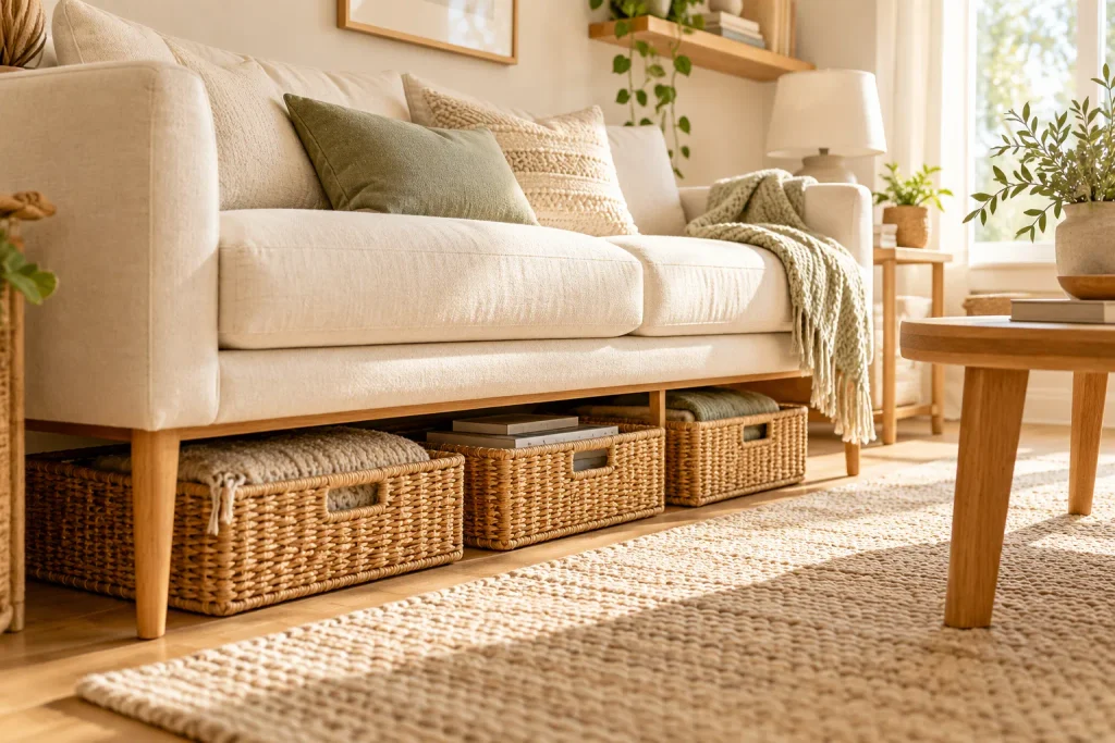Under Sofa Storage