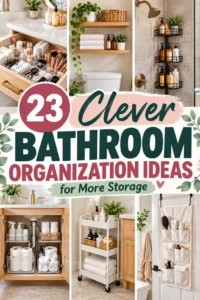 bathroom organization
